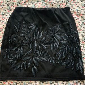 cotton embroidered skirt